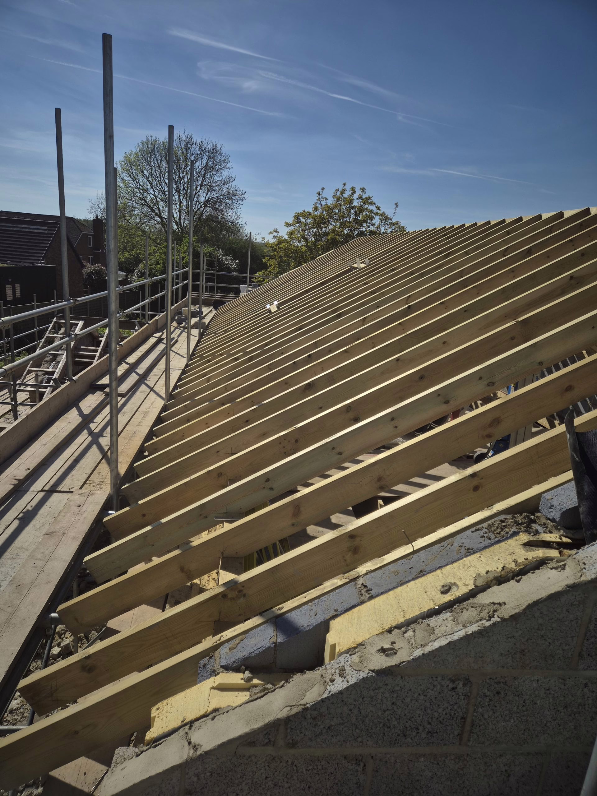 roof under construction